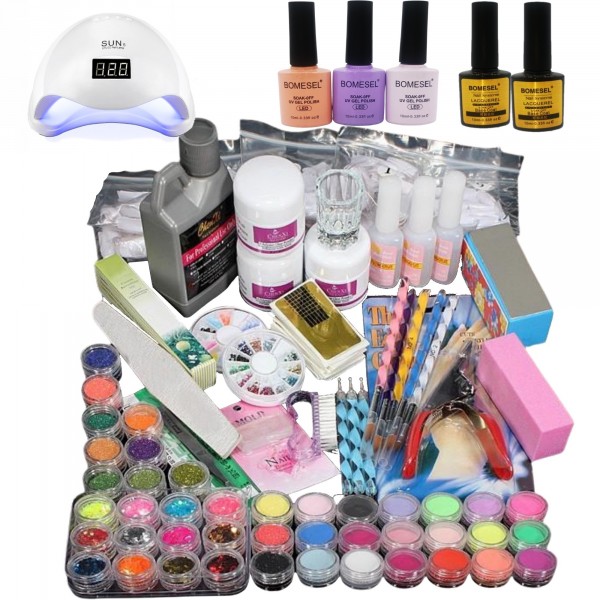 73 Piece Gel & Acrylic Kit (Large Lamp)