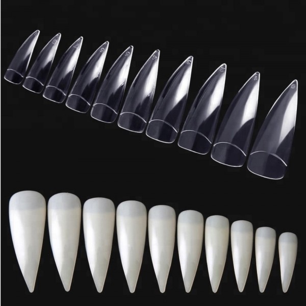 Half Cover Eagle Claw Tips - 100pc